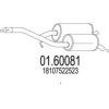 BMW 18107522523 End Silencer